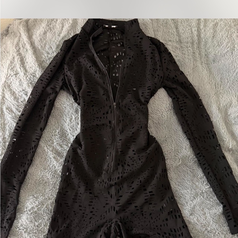Elegant Black Cutout Dress